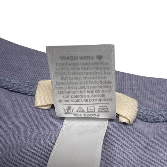 Eberjey Gisele Cotton Blend Slouchy PJ Top Size M - Picture 6 of 10